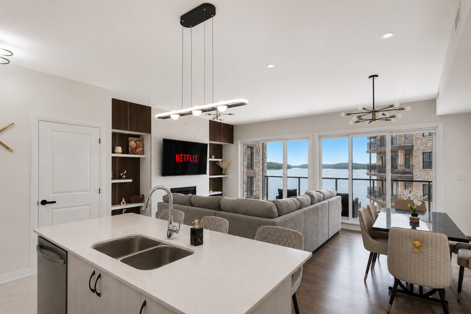 2 Bed 2.5 Bath Beachfront Condo in Huntsville near Fairy Lake and downtown — cover shot
